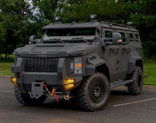 Pit-Bull VX® .50 Cal  
Armored Tactical 
SWAT/APC Truck | Pit-Bull